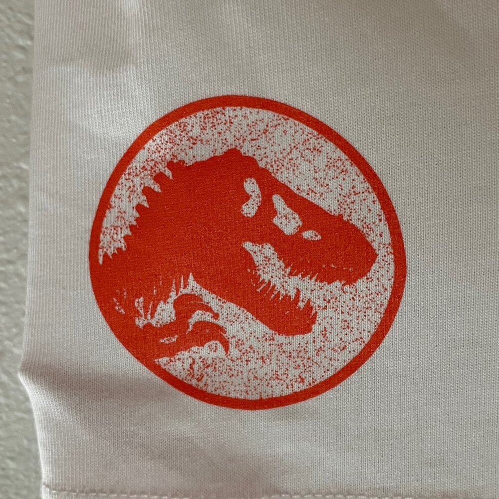 NWOT Universal Studios Jurrasic Park Oversized Crop Top‎ Size S - Picture 3 of 10